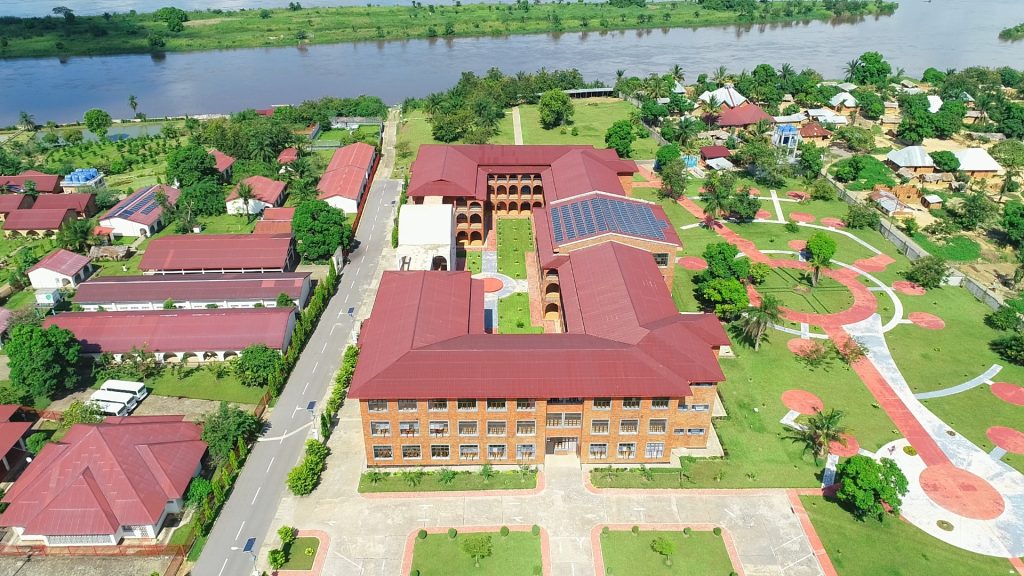 Vue aérienne du campus de l’Université Mapon